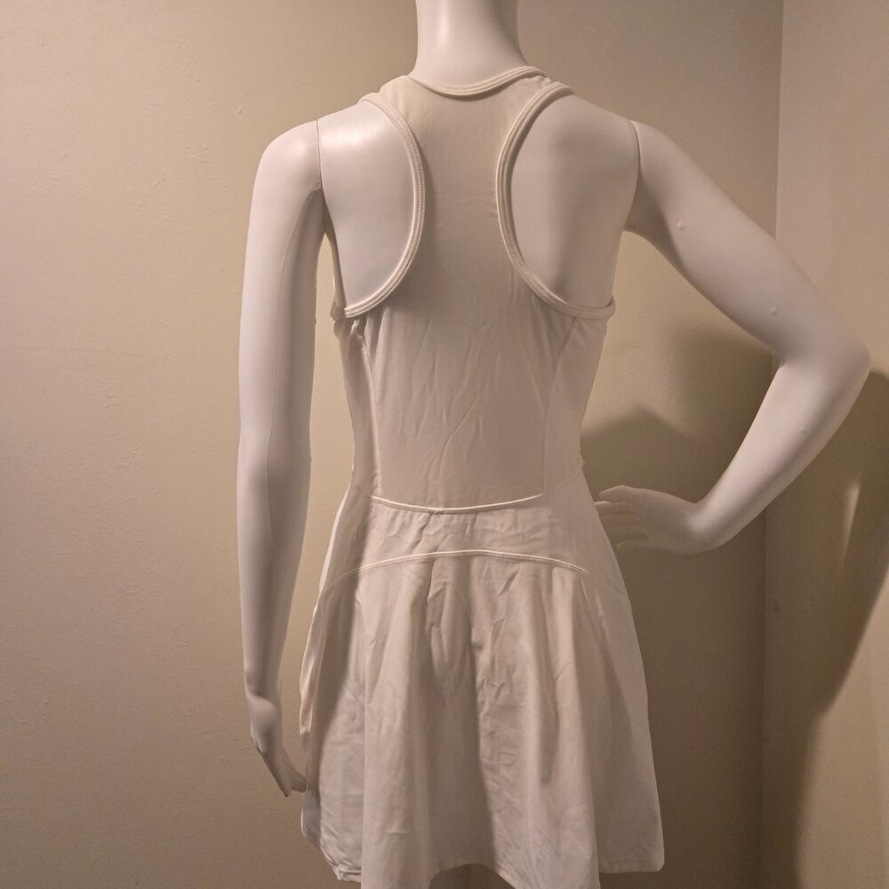 NWT Halara Cloudful Zip Front Dress White M - Picture 4 of 4